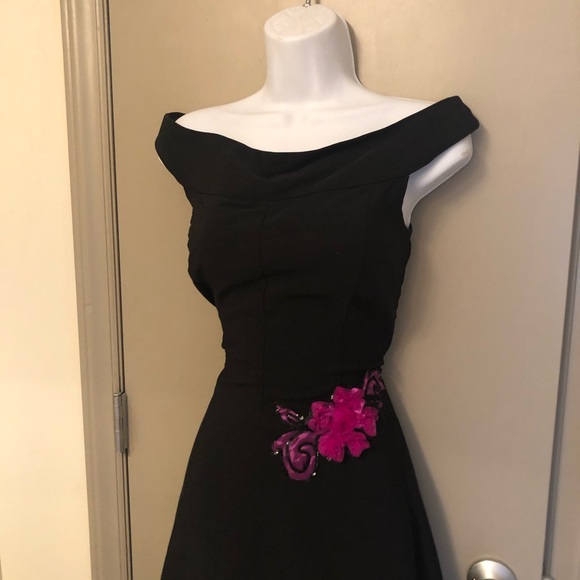 50s style circle dress Rockabilly Pin-up fashion - Picture 4 of 5